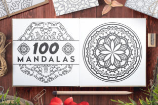 100 Vector Mandala Ornaments for Branding and Graphics