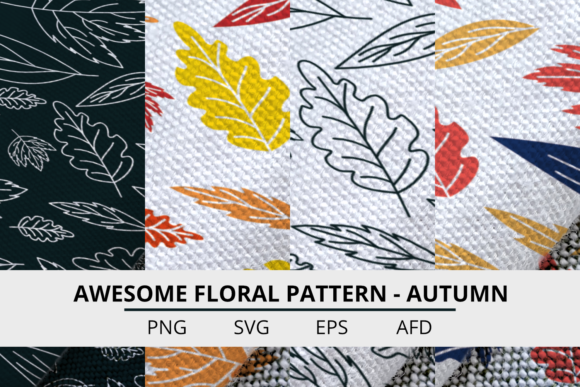 Awesome Floral Pattern - Autumn Graphics for Patterns