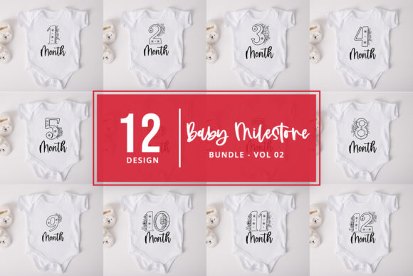 Baby Milestone Floral SVG Cut File Review
