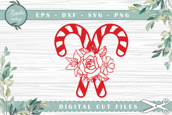 Christmas Candy Floral Cutting Files Review