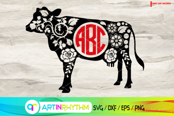 Cow Svg, Floral Svg, Farmhouse Svg Review