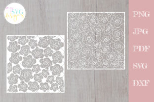 Floral Lace Graphic Design Asset for Crafts and Creative Projects