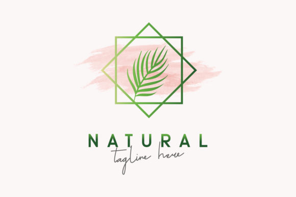 Floral Logo Template Premium Vector for Crafts and Logos