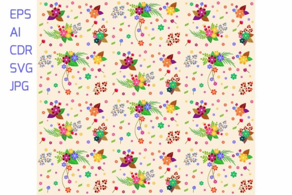 Floral Ornament Pattern Background - A Versatile Graphic Design Asset