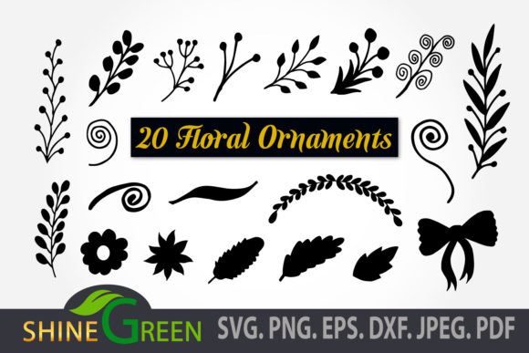 Floral SVG Bundle for Crafts and Graphics