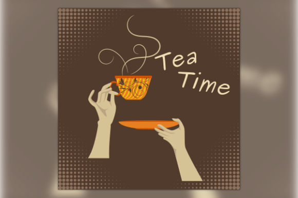 Hand Holding a Cup of Tea Illustration Review