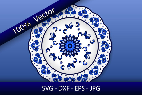 Porcelain Plate Decor in Chinese Style: A Graphic Design Asset Review