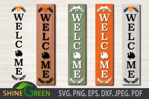 Thanksgiving Floral Porch Sign Fall SVG for Crafts and Graphics